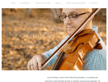 Tablet Screenshot of louisprivitera.com